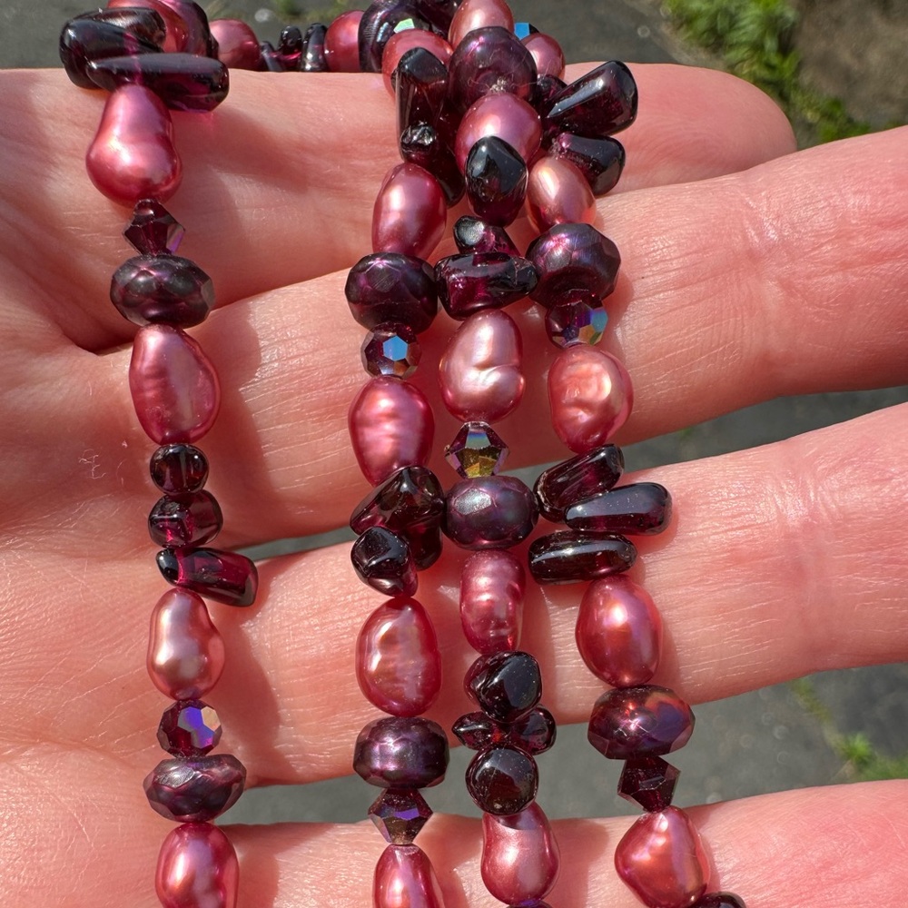 Freshwater Pearl Rope Necklace - Picture 9 of 10